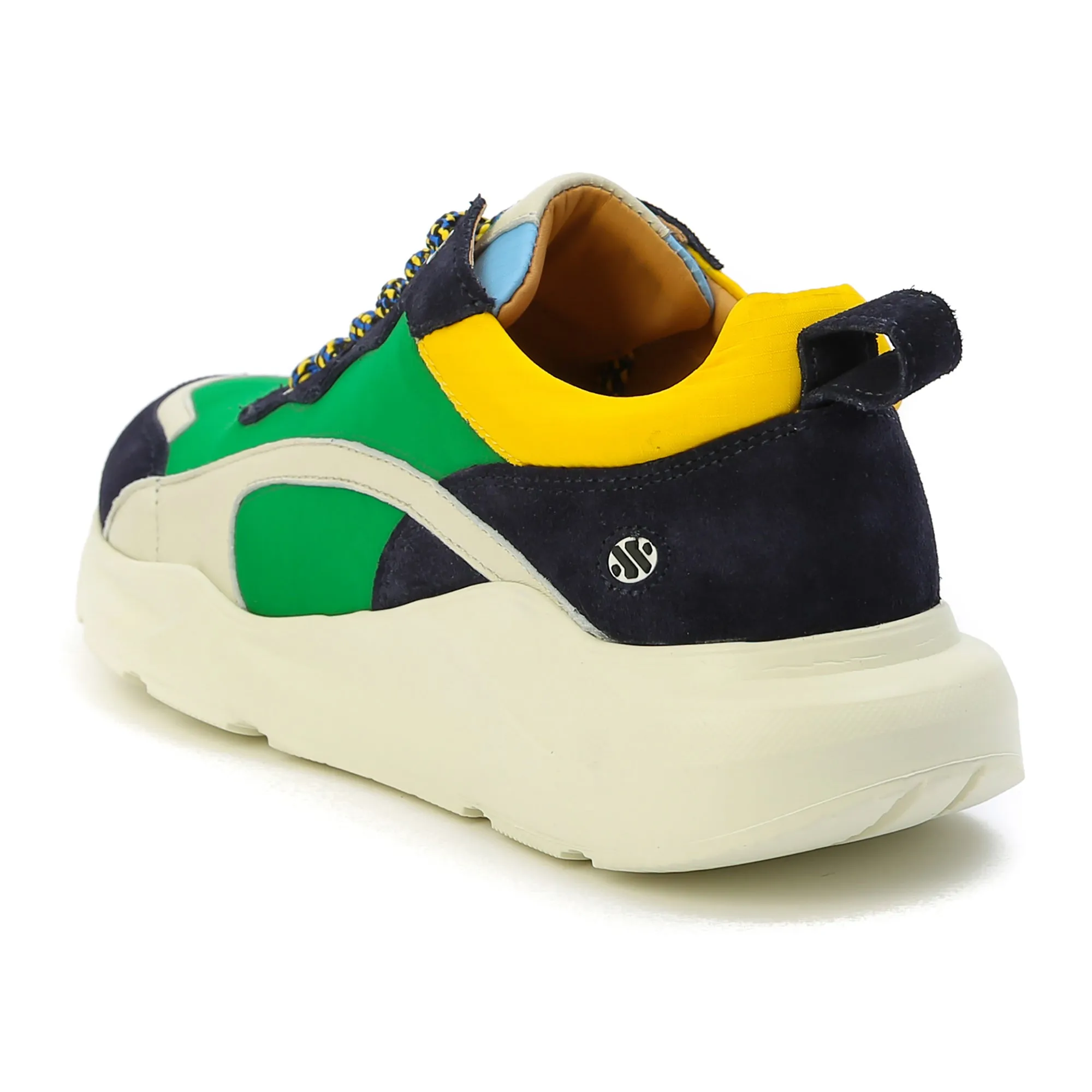 IZZI platform sneaker - green multi