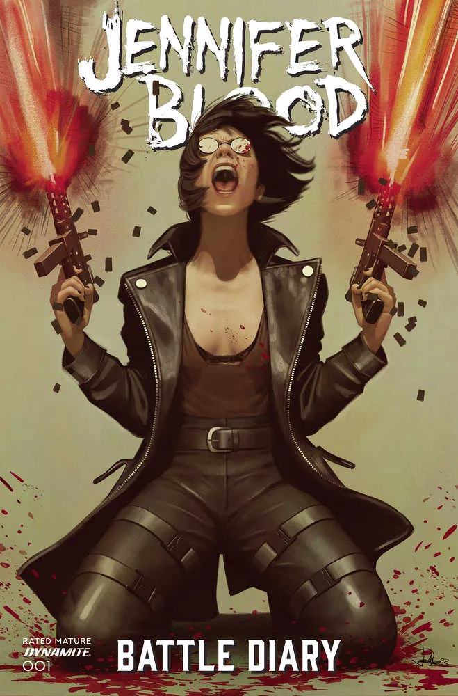 Jennifer Blood Battle Diary #1 Cover C Puebla (Mature)