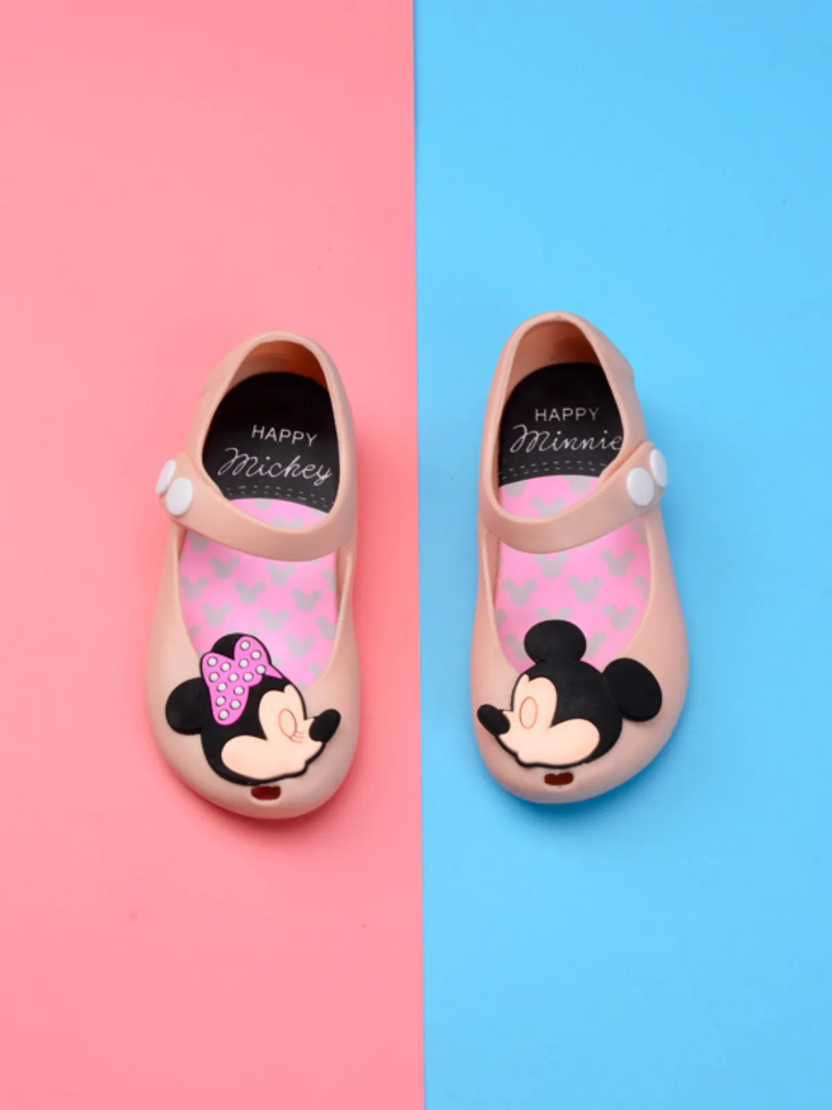 Kissing Mickeys Mary Jane Jelly Shoes by Liv and Mia