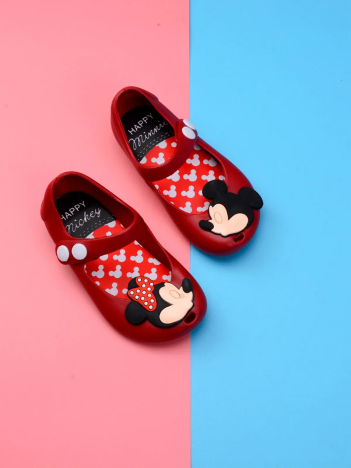 Kissing Mickeys Mary Jane Jelly Shoes by Liv and Mia