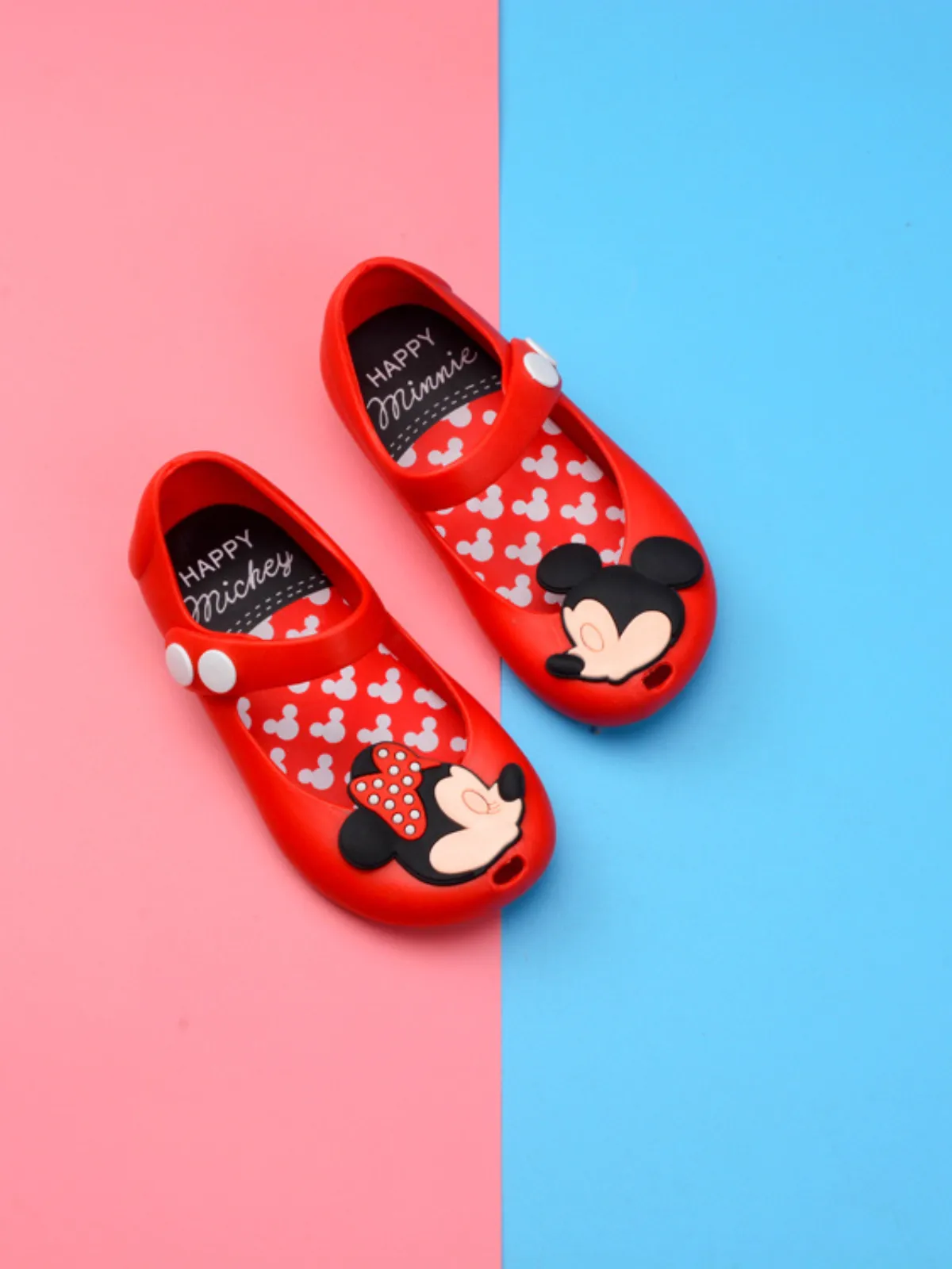 Kissing Mickeys Mary Jane Jelly Shoes by Liv and Mia