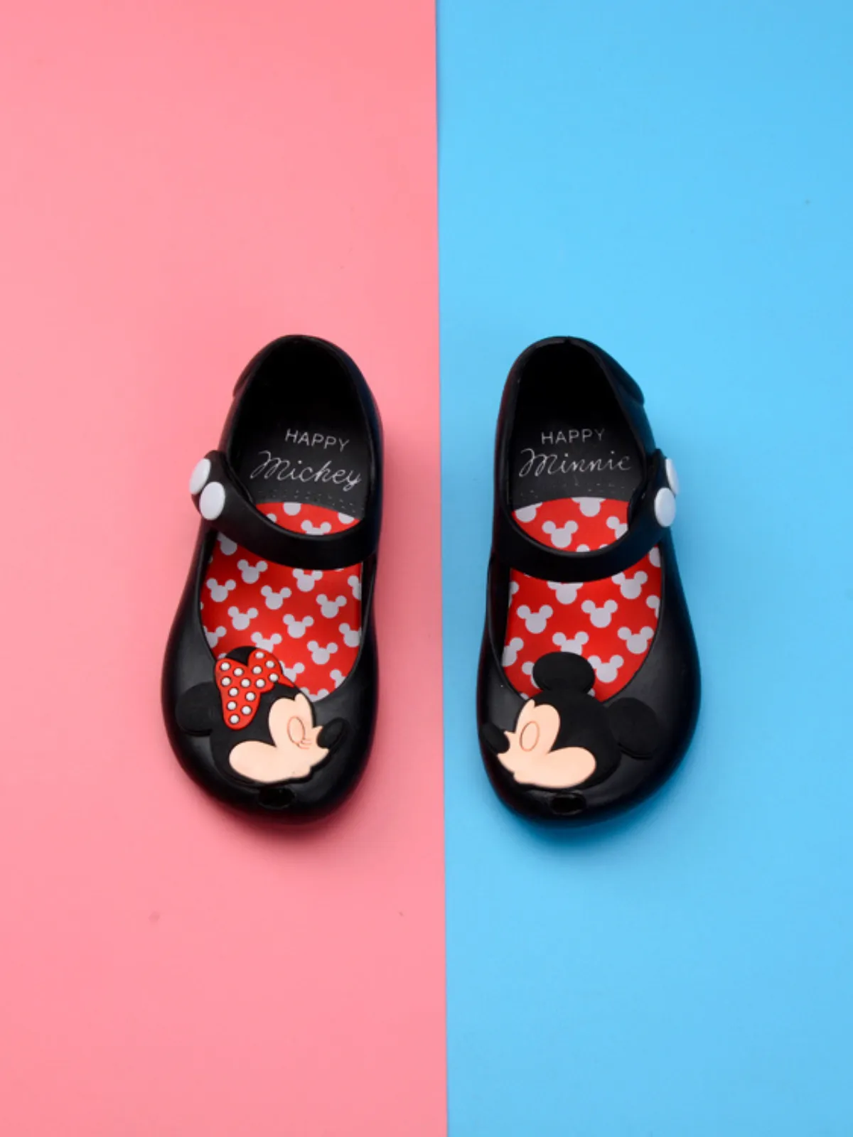 Kissing Mickeys Mary Jane Jelly Shoes by Liv and Mia