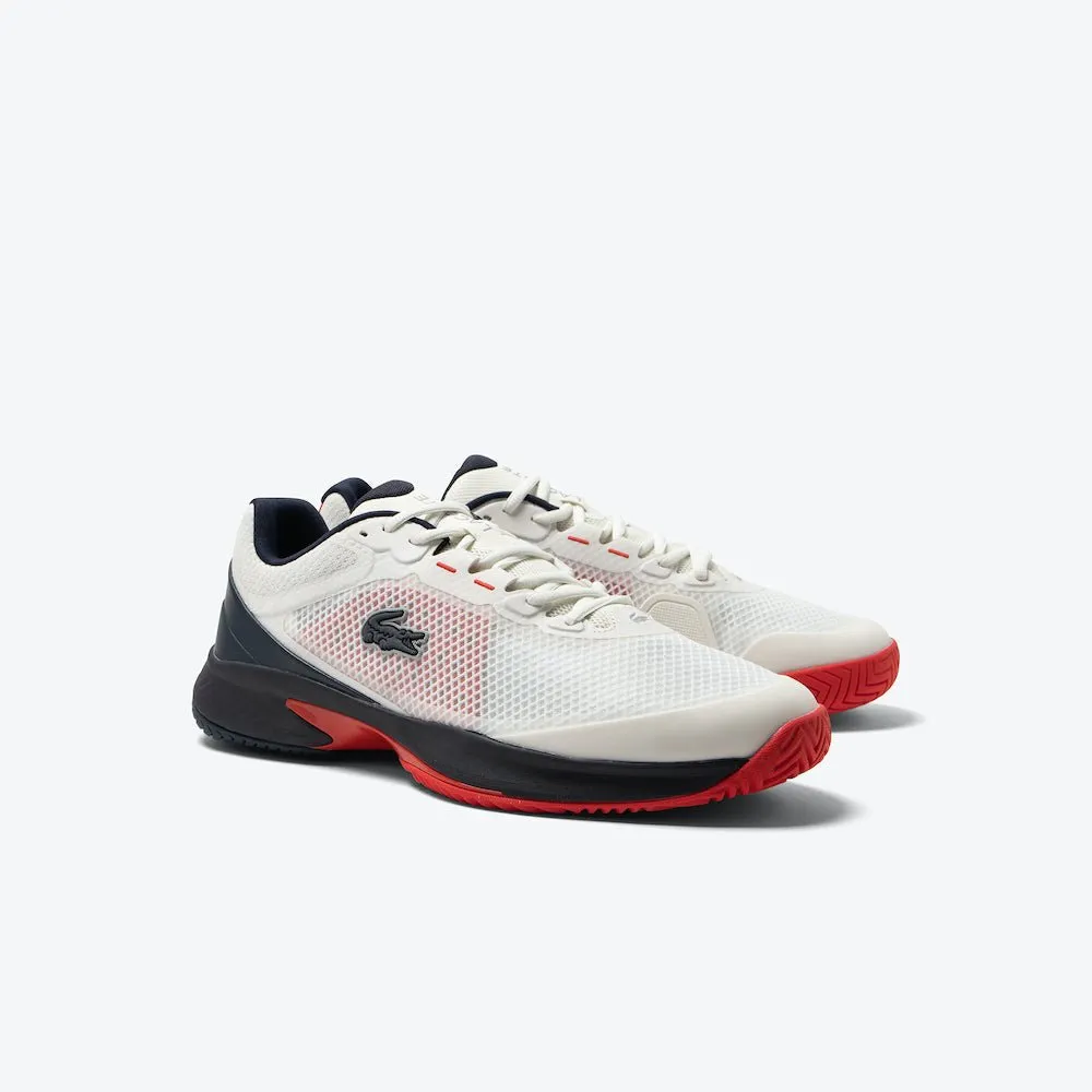 Lacoste Tech Point Men’s Tennis Shoes - White/Navy/Red