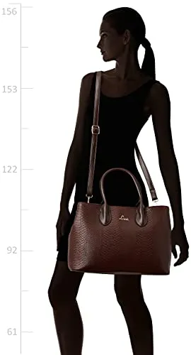 Lavie Women's Ficus Medium Satchel Bag Choco Ladies Purse Handbag