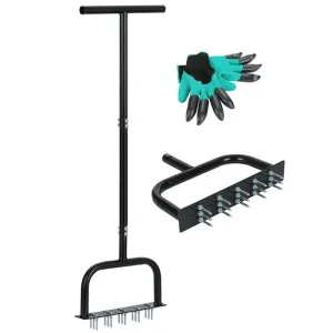 Lawn Aerator Manual Metal Spike Grass Aeration