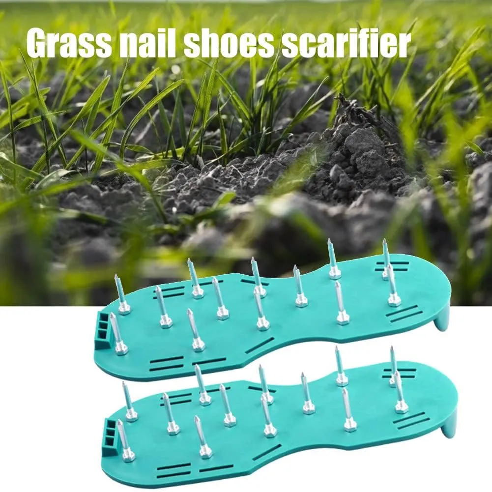 Lawn Aerator Shoes Spike Shoes Lawn Aerator Tool Aeration Shoes for Epoxy Fl.