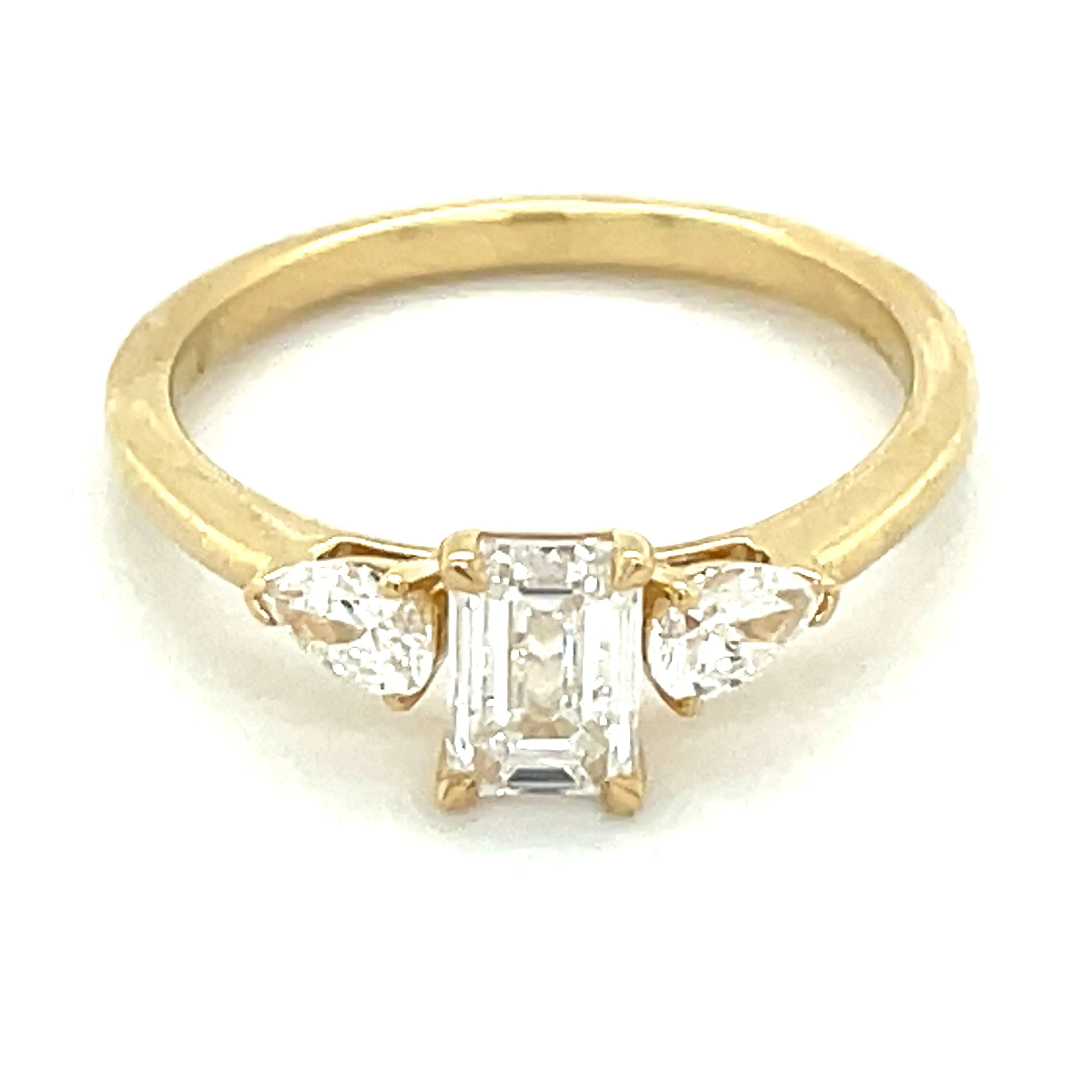 Lillian - 14ct Yellow Gold 1ct Laboratory Grown Three Stone Diamond Engagement Ring