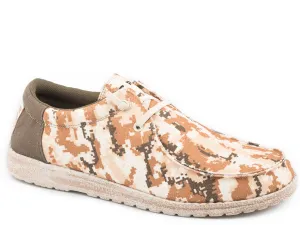 LITTLE BOYS TAN DIGITAL CAMO UPPER