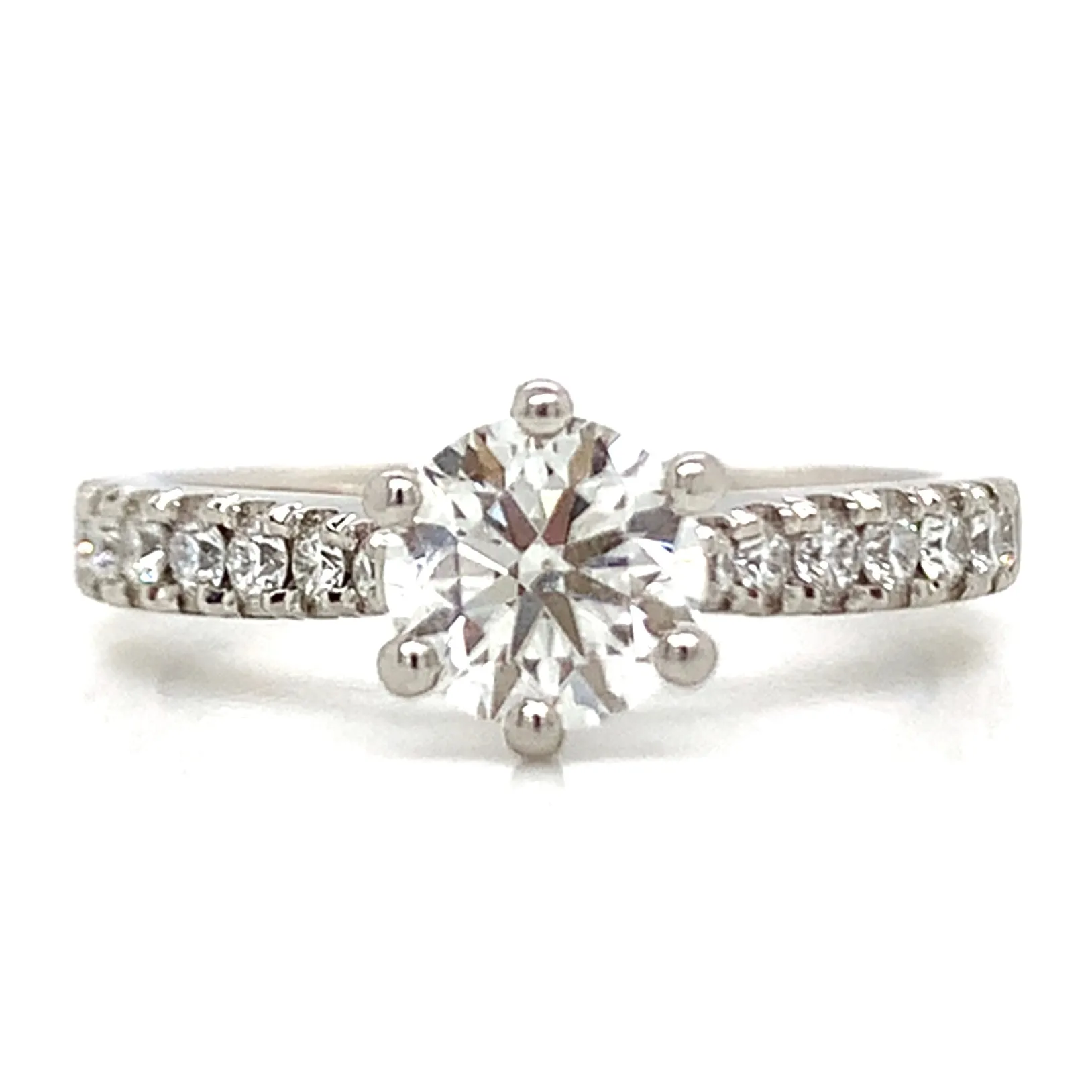 Lola - Platinum 6 Claw Solitaire Earth Grown Diamond Engagement Ring