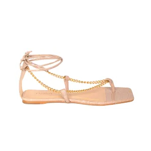 Mara Flat Sandals - Nocciola