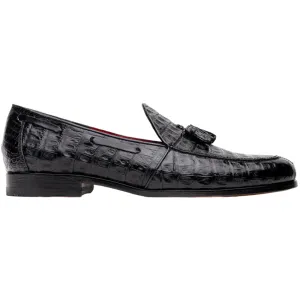 Marco Di Milano Bianchi Caiman Fuscus and Leather Black