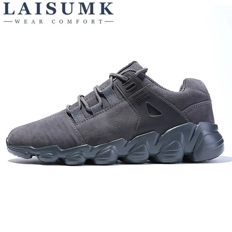 Men Casual Waterproof Suede Autumn Shoes