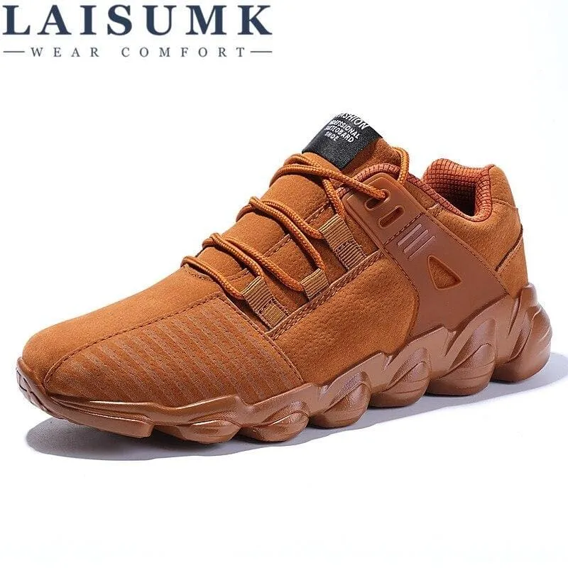 Men Casual Waterproof Suede Autumn Shoes