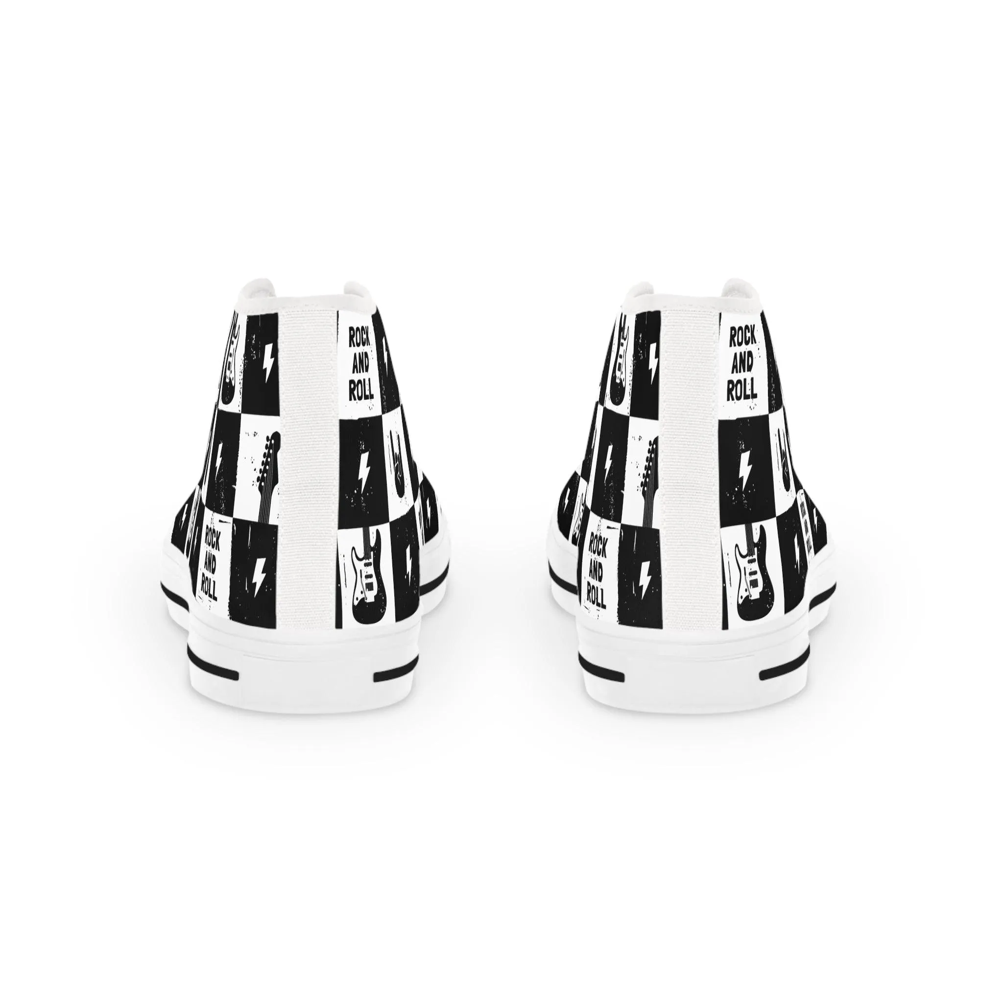 Men's Rock And Roll Squares High Top Sneakers