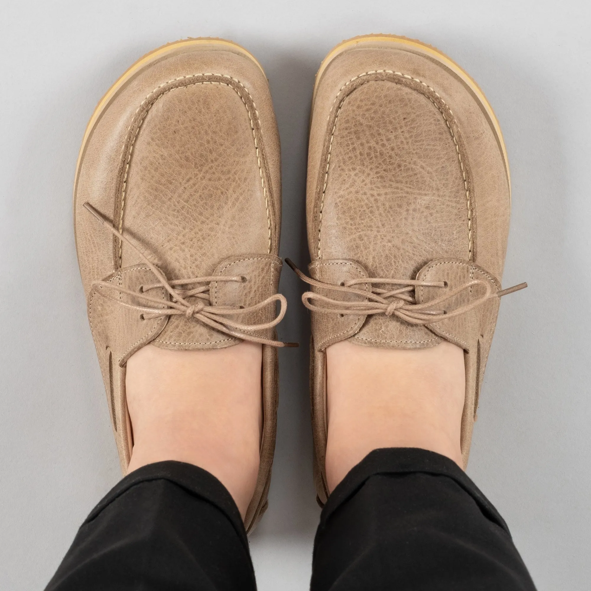 Men's Tan Boat Shoes