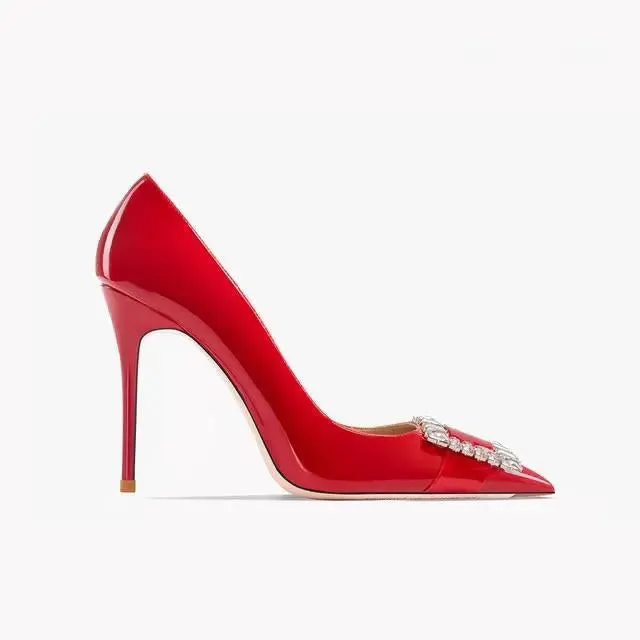 Micaela Red Pump Heels