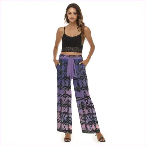 Midnight Womens Casual Straight-leg Pants