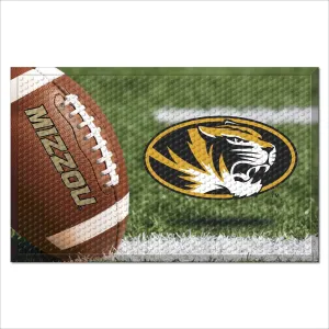 Missouri Tigers Rubber Scraper Door Mat