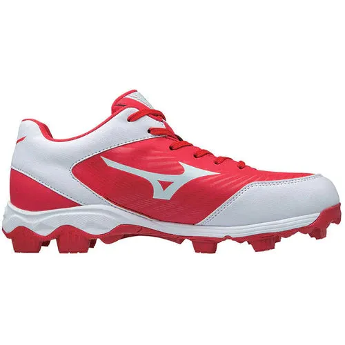 Mizuno 9-Spike Advanced Franchise 9 Low Men's Molded Baseball Cleats - Red