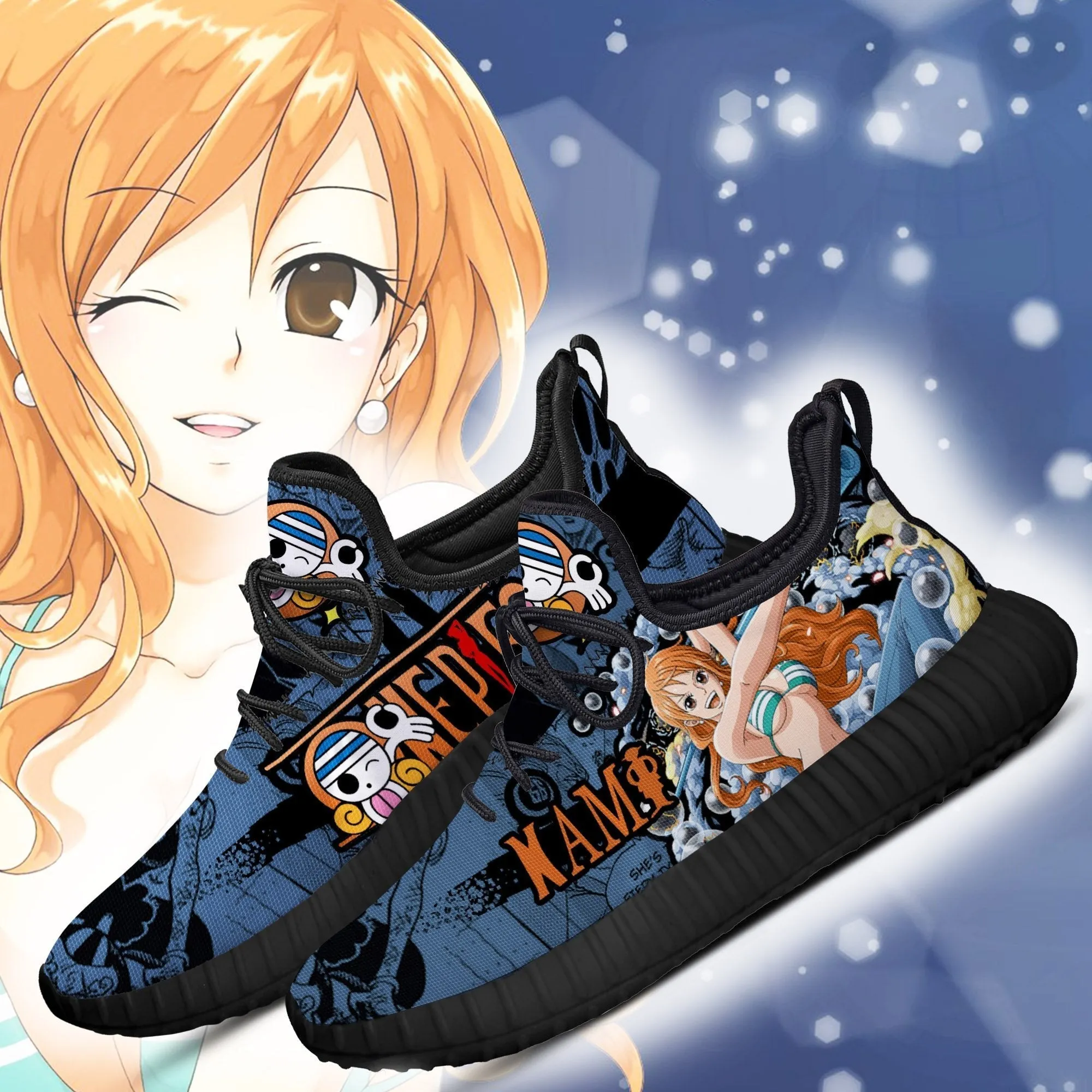 Nami Reze Shoes OP Anime Shoes Fan Gift Idea TT04