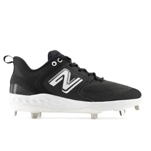 New Balance L3000 V6 Metal Cleats - Black - EE Fit