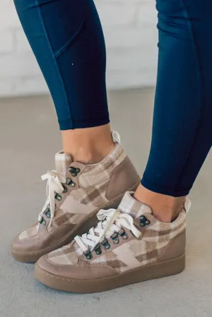 Nika Plaid High Top Sneaker