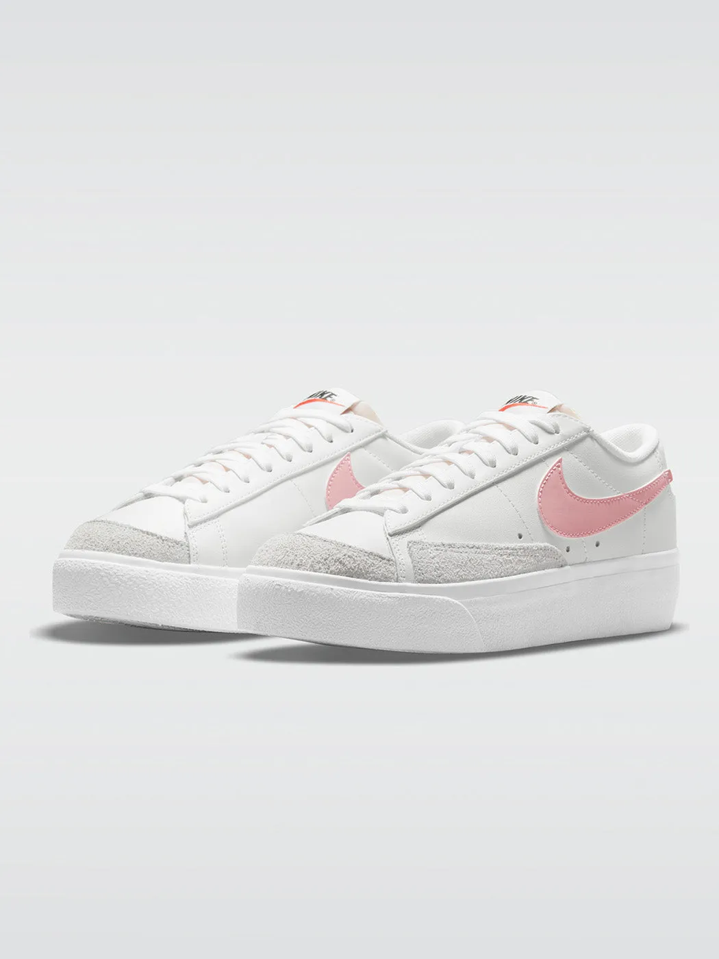 Nike Blazer Low Platform Sneaker - White-Pink Glaze-Summit White-Black