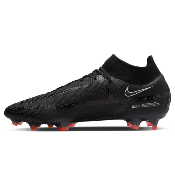 Nike Phantom GT2 Elite DF FG (Black/Dark Smoke Grey)