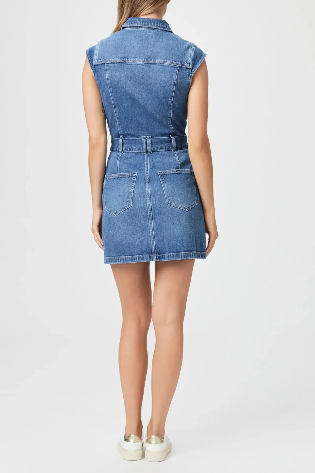 Paige Jaxsyn Denim Dress with Jolene Pocket