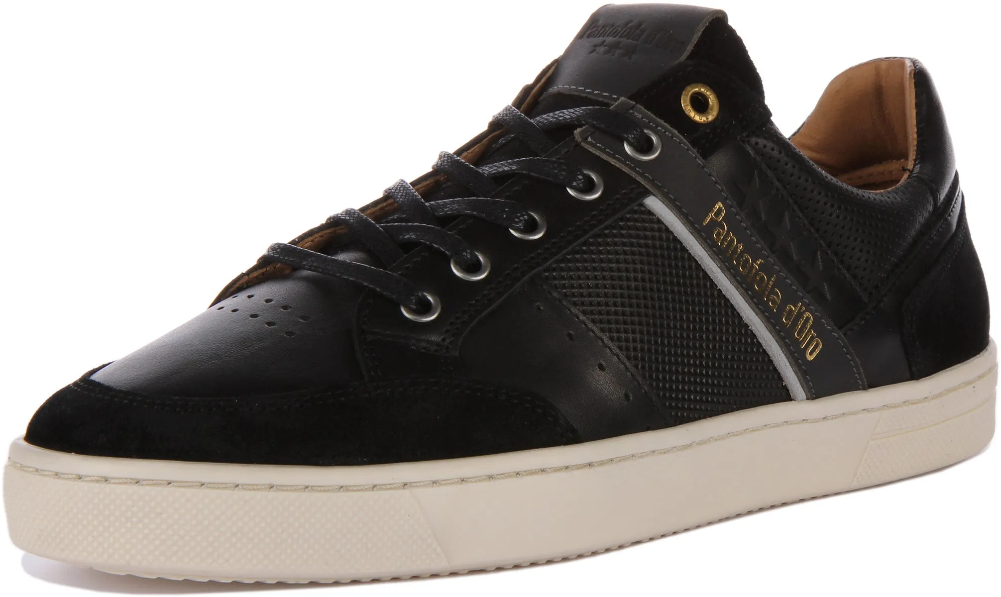 Pantofola D'Oro Vicenza Uomo Low In Black Gold For Men