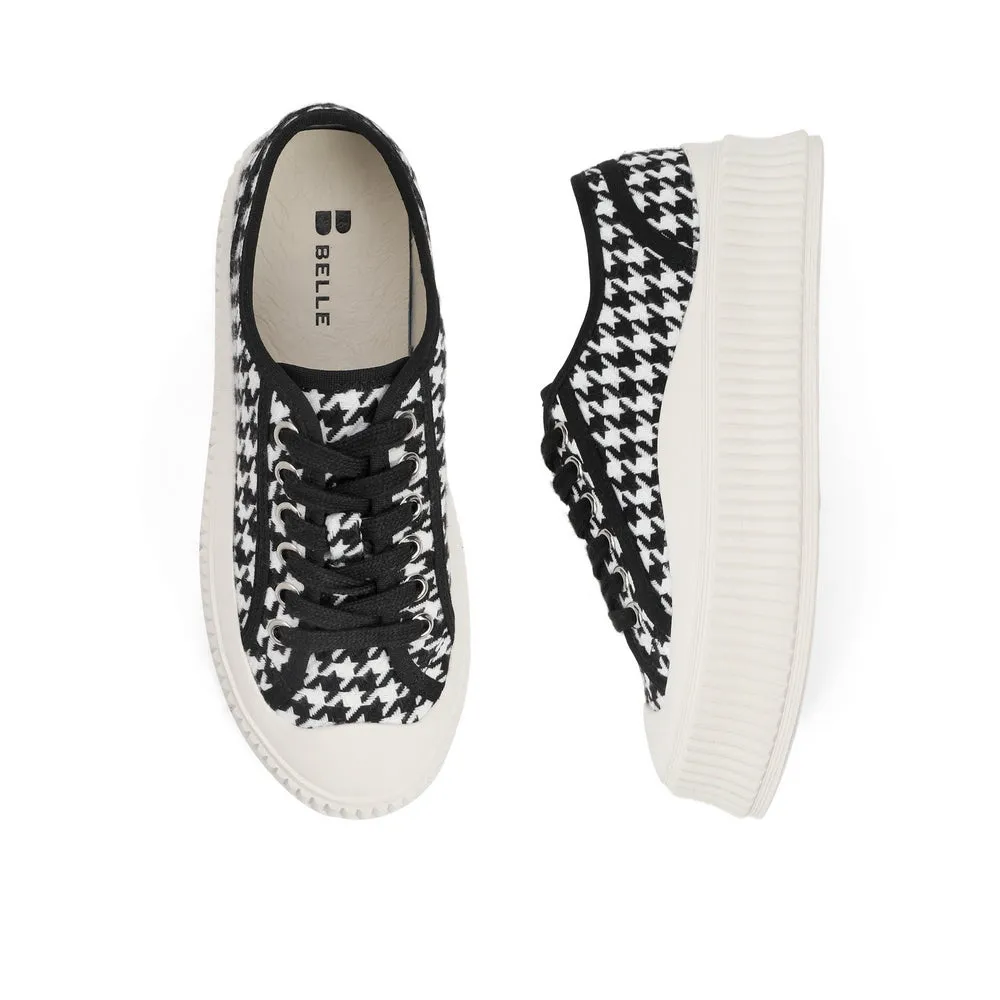 Platform Print Plimsolls