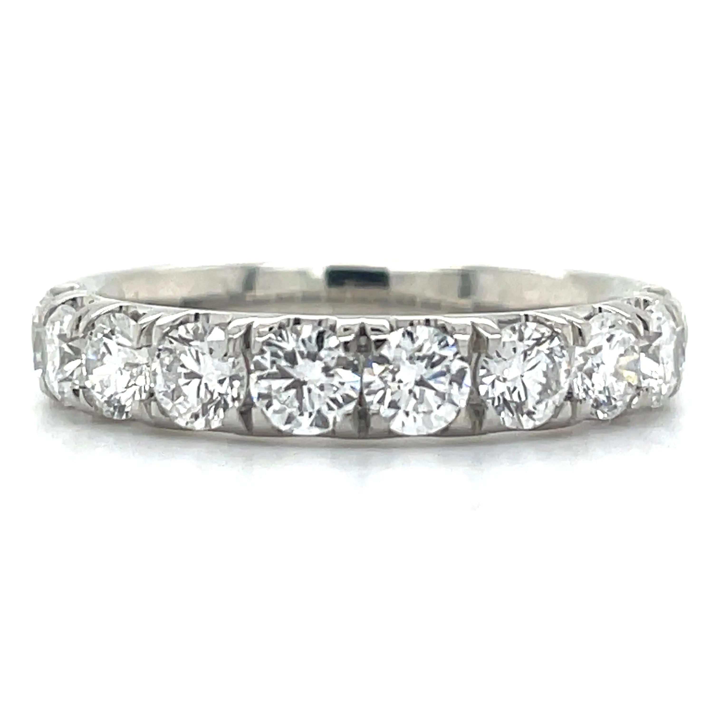 Platinum 1.50ct Ten Stone Laboratory Grown Diamond Ring