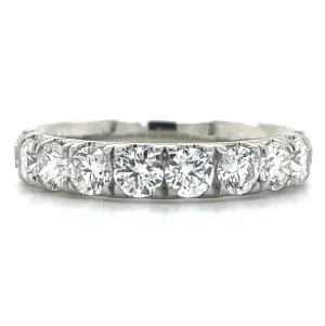 Platinum 1.50ct Ten Stone Laboratory Grown Diamond Ring