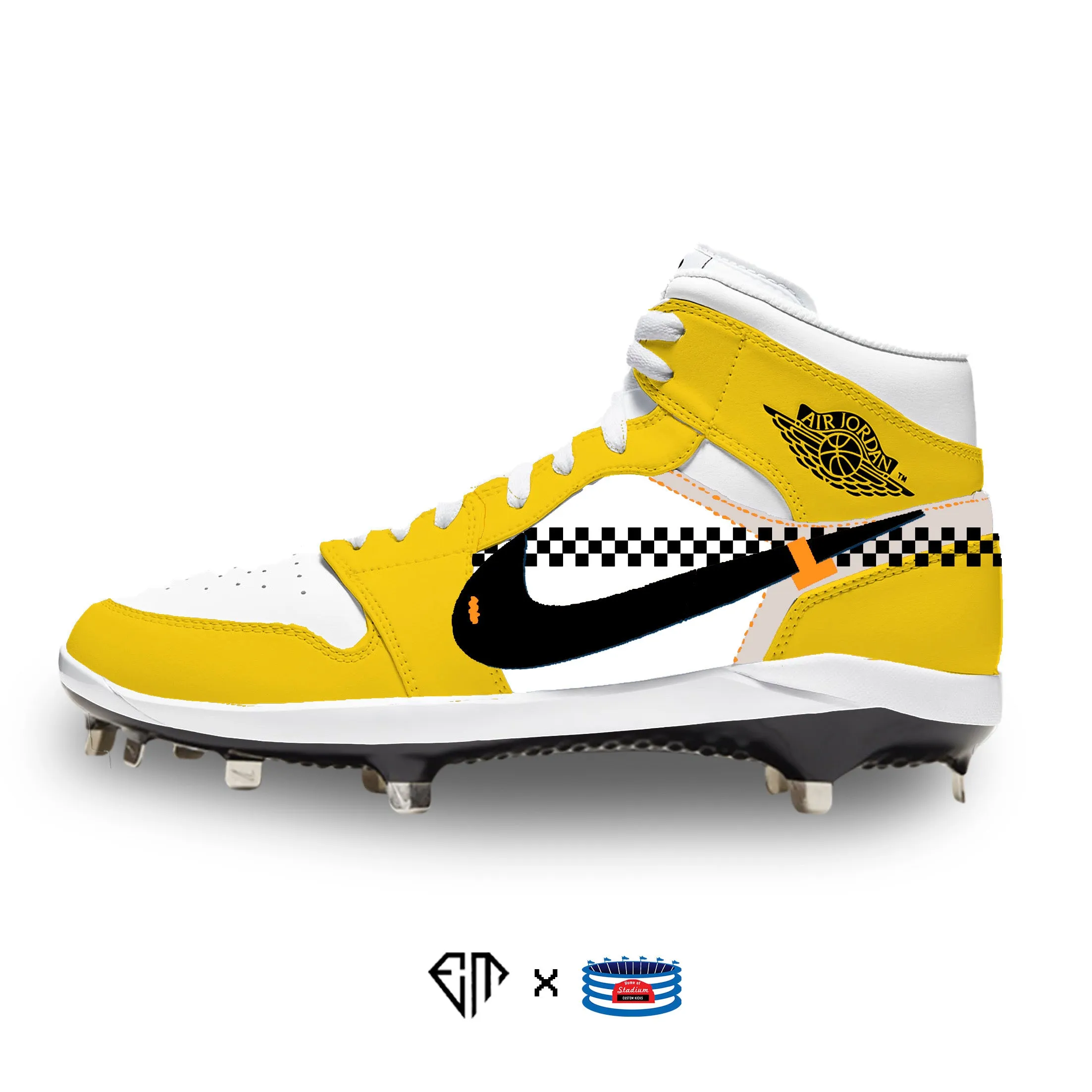 "Taxi" Jordan 1 Retro Cleats