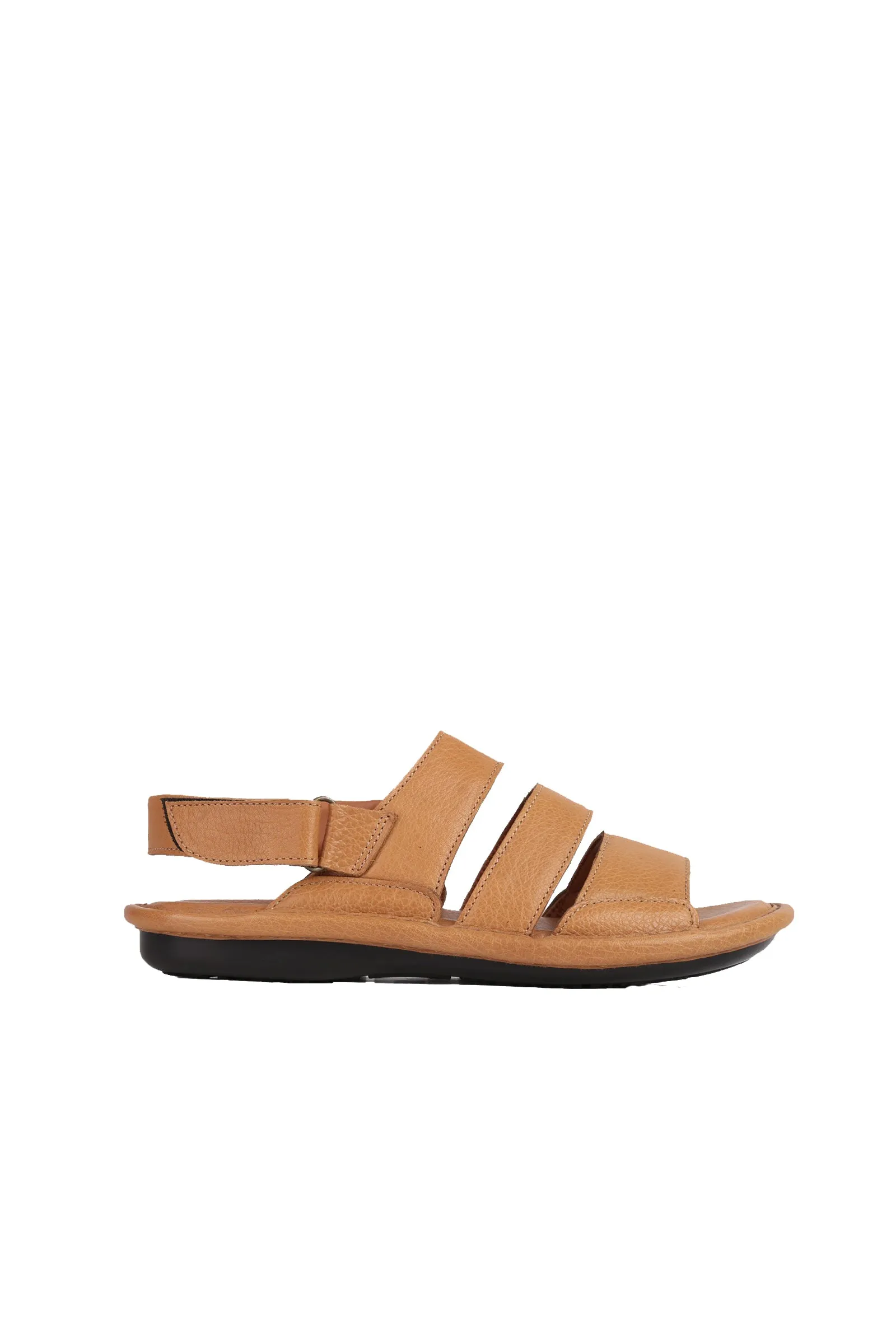 Rowen Mens Buffalo Nappa Leather Sandal Tan