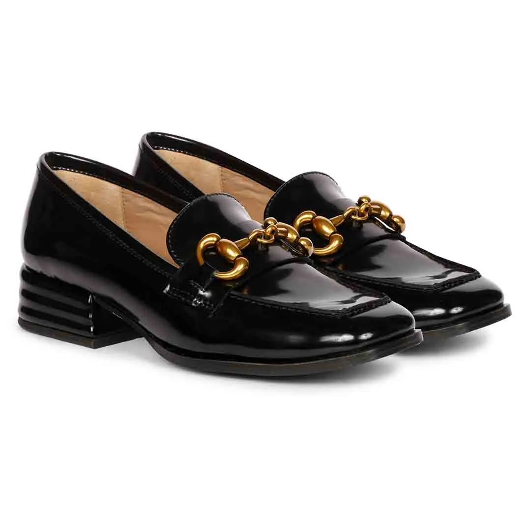 Saint Cosmos Black Handcrafted Leather Shoes