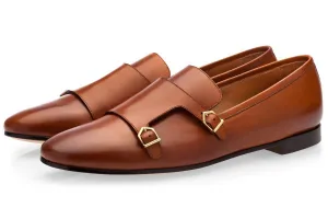 Scarpe - ODILON NAPPA COGNAC LOAFERS