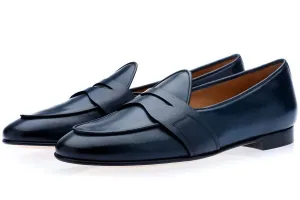 Scarpe - TANGERINE 9 TOLEDO NAVY BELGIAN LOAFERS