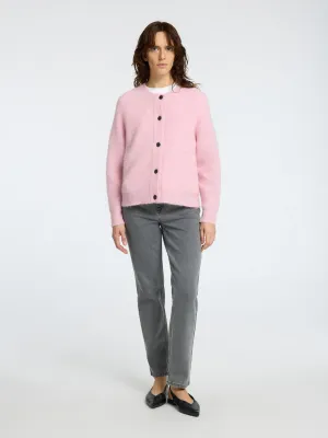 Selected Femme Lulu Knit Cardi Mauve Melange