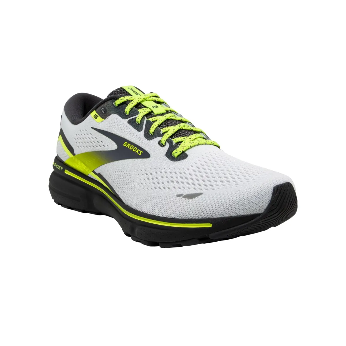 Shoes Brooks Ghost 15 White Yellow