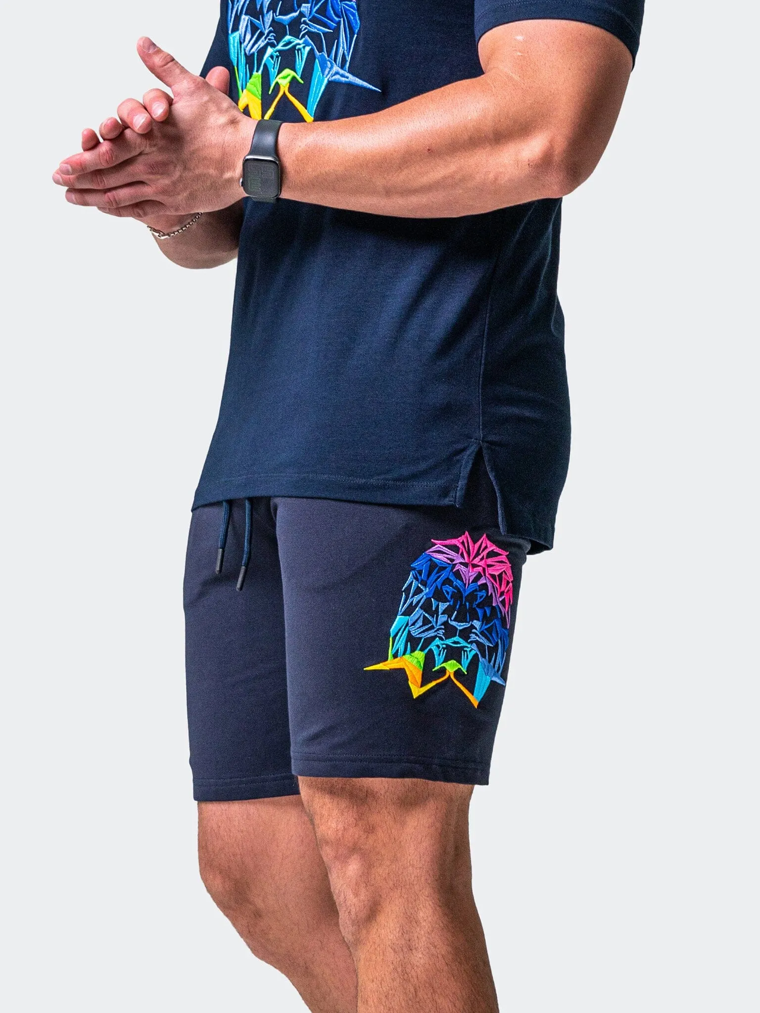 Shorts Neon Navy