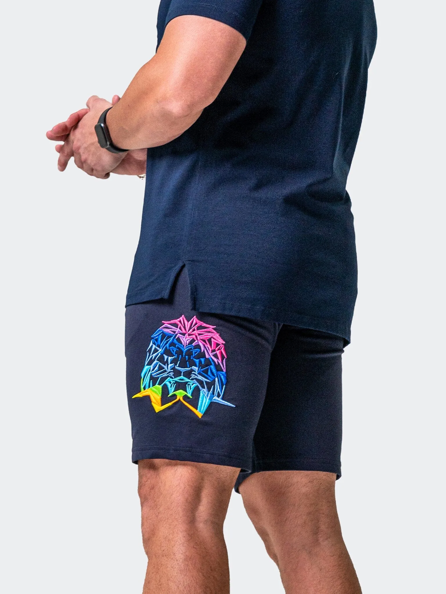 Shorts Neon Navy