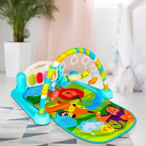 Sunny Zoo Day Multicolour Piano Activity Gym