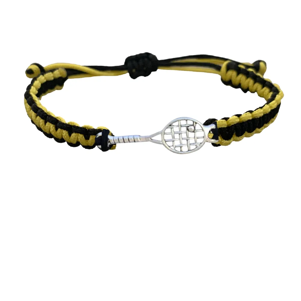 Tennis Racket Rope Bracelet - Pick Colors