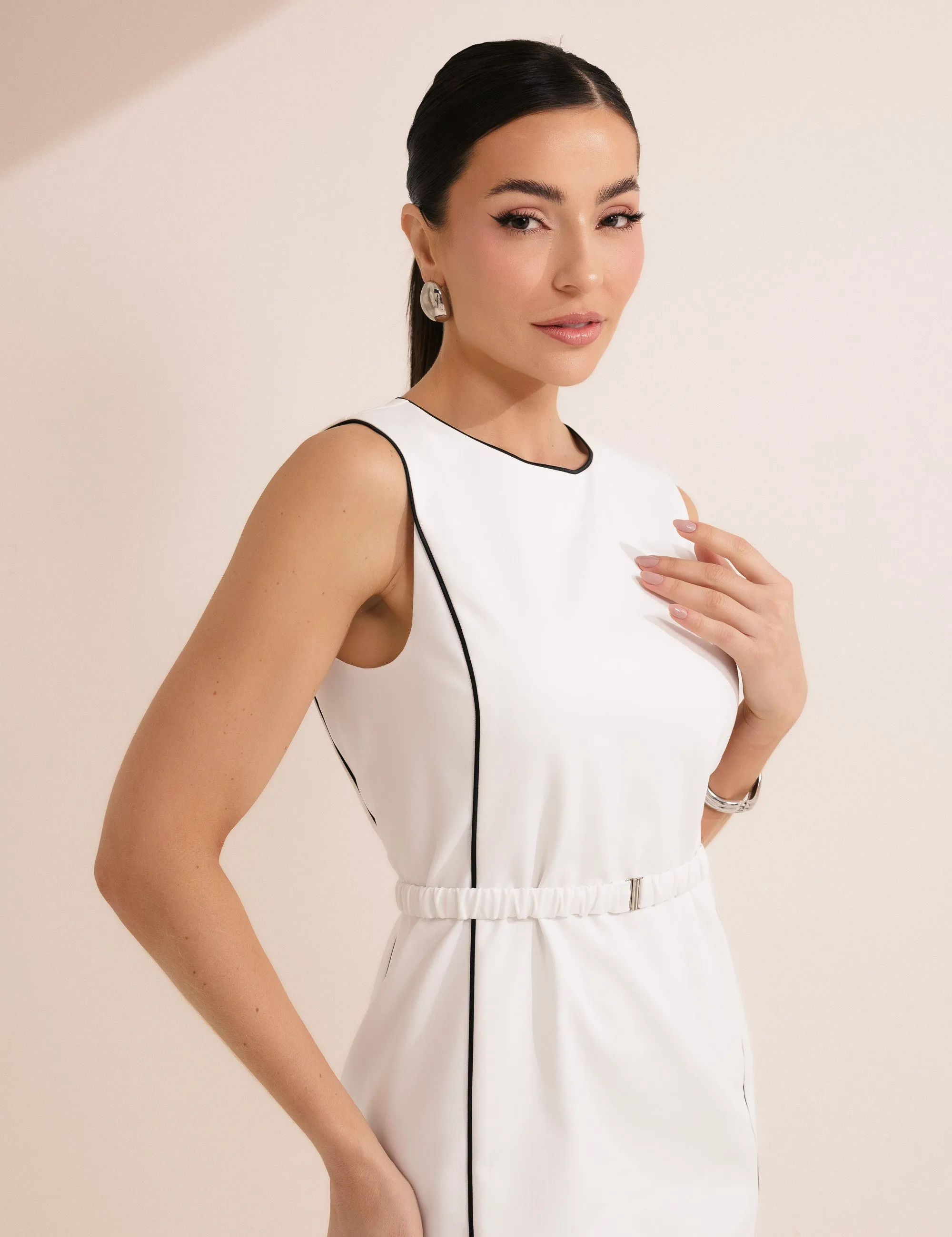 UC Tailored Mini Bicolor Dress