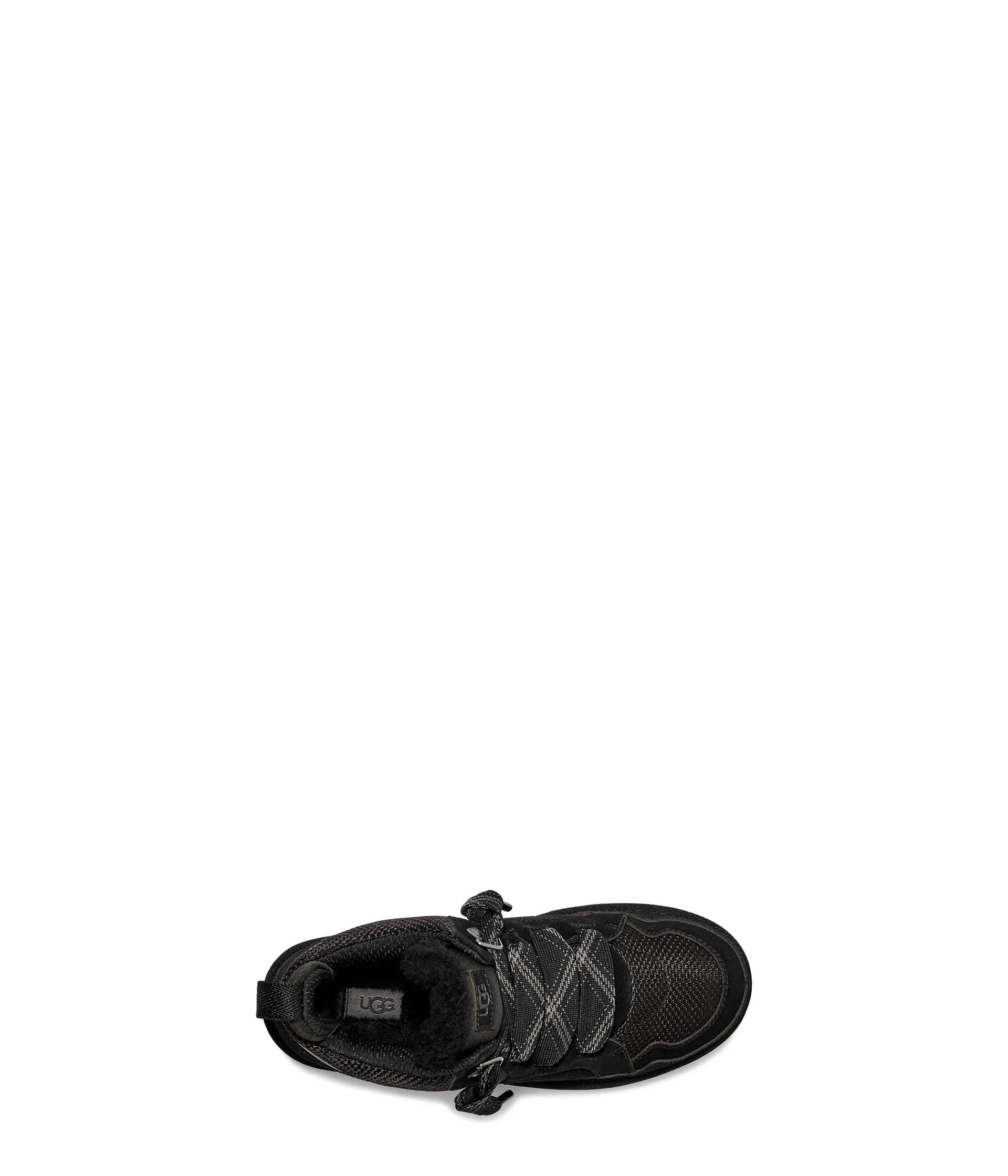 UGG Unisex-Child Lowmel Sneaker, Black, Little Kid