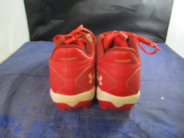 Used Under Armour Leadoff Cleats Youth Size 4.5 - wear on ankles