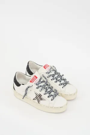 White & Multicolour Leather Hi Star Platform Sneaker