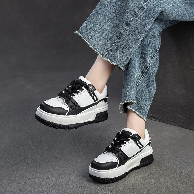 Women Fashion Color Matching Casual Sneakers