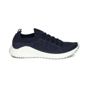 WOMEN'S AETREX CARLY SNEAKERS | NAVY